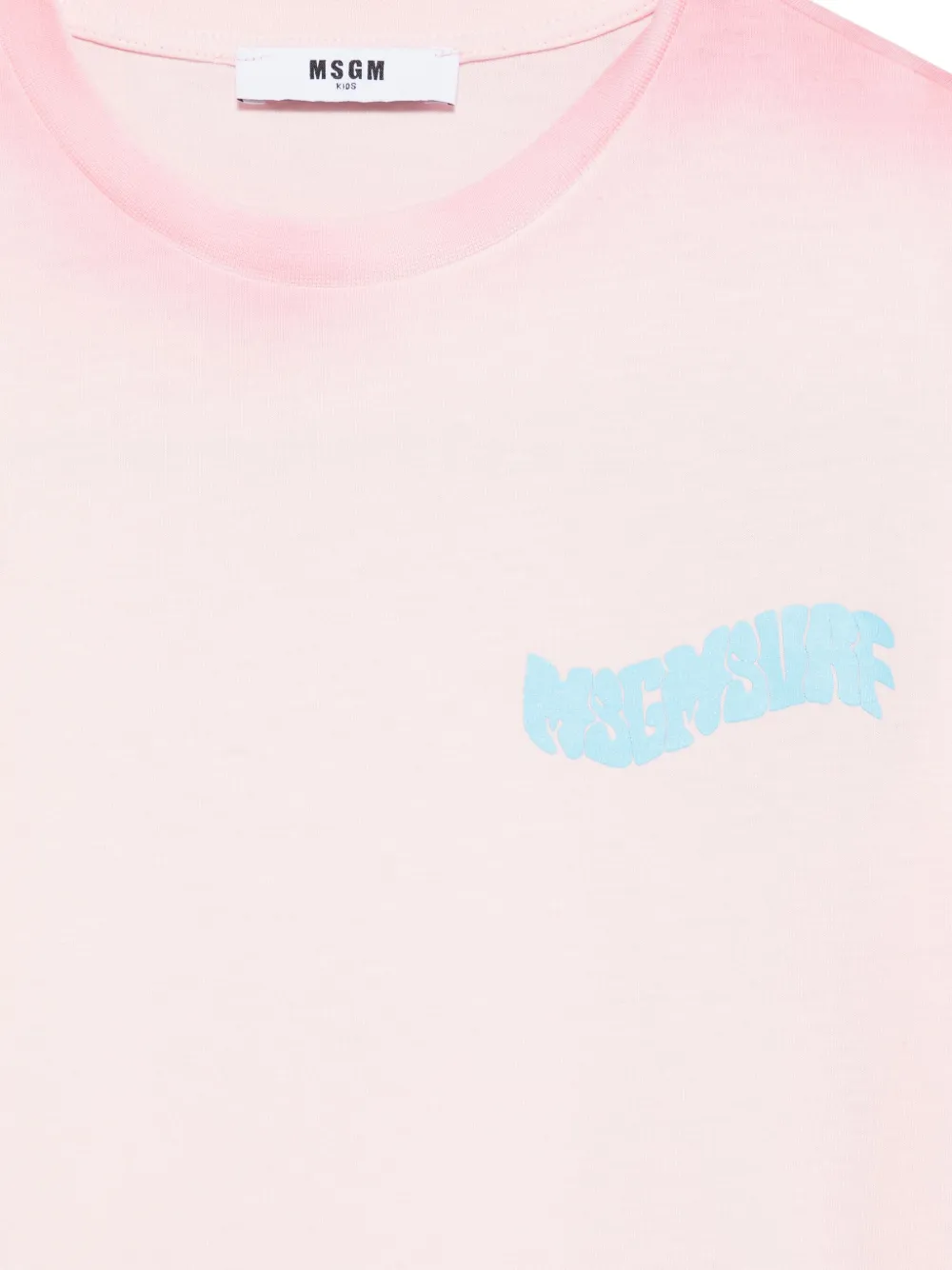 MSGM Kids T-shirt met logoprint Roze