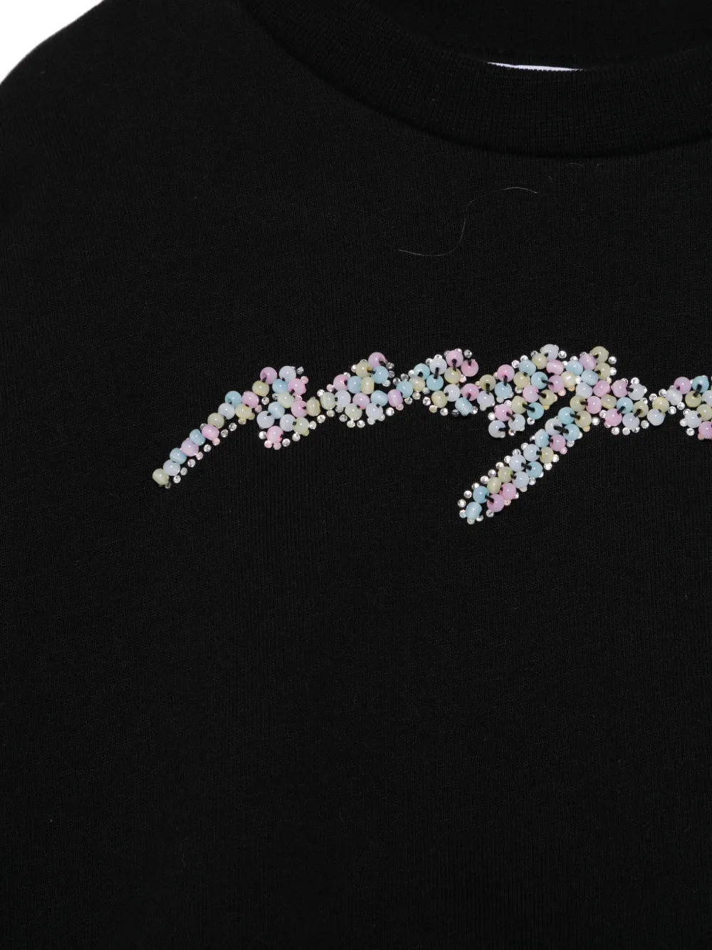MSGM Kids Sweater met logo Zwart