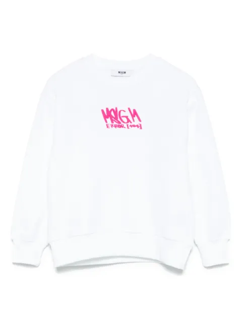 MSGM Kids logo-print sweatshirt      