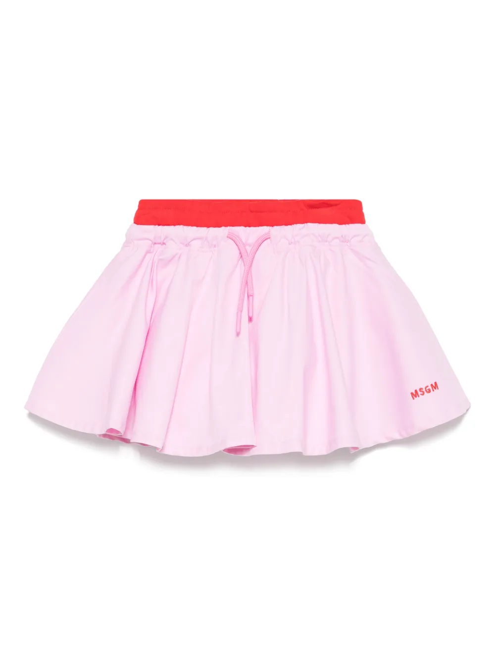 MSGM Kids minijupe à design superposé | rose | Image 1