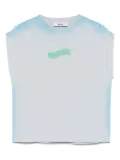 MSGM Kids jersey T-shirt - Blue