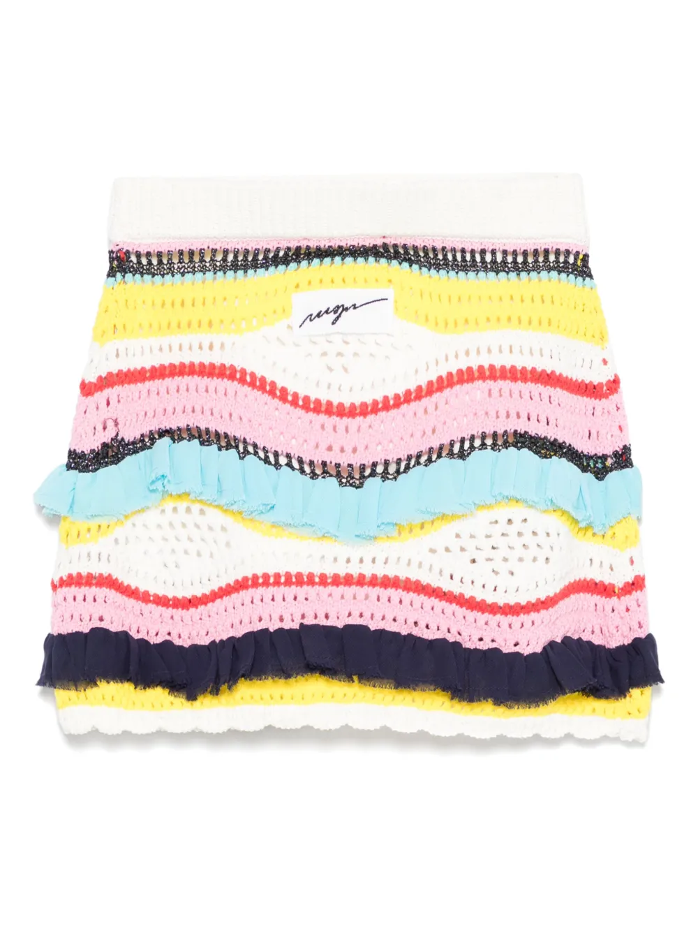 MSGM Kids Gehaakte rok Wit