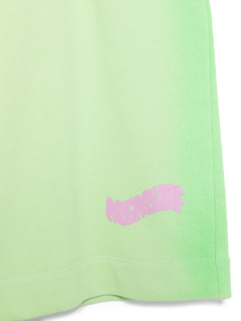 MSGM Kids Shorts met logoprint Groen