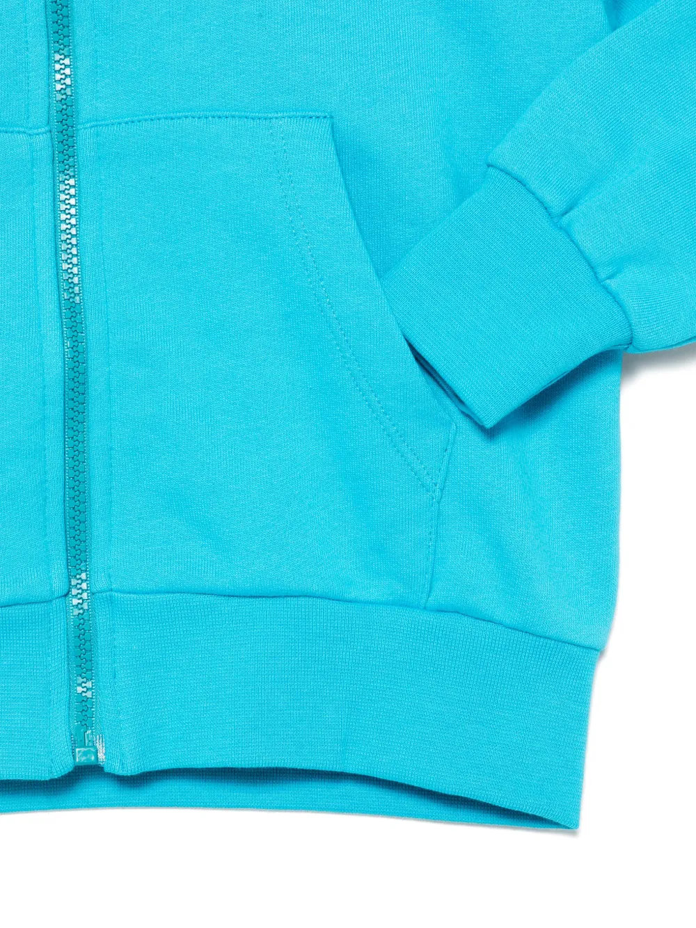 MSGM Kids Hoodie met logoprint Blauw