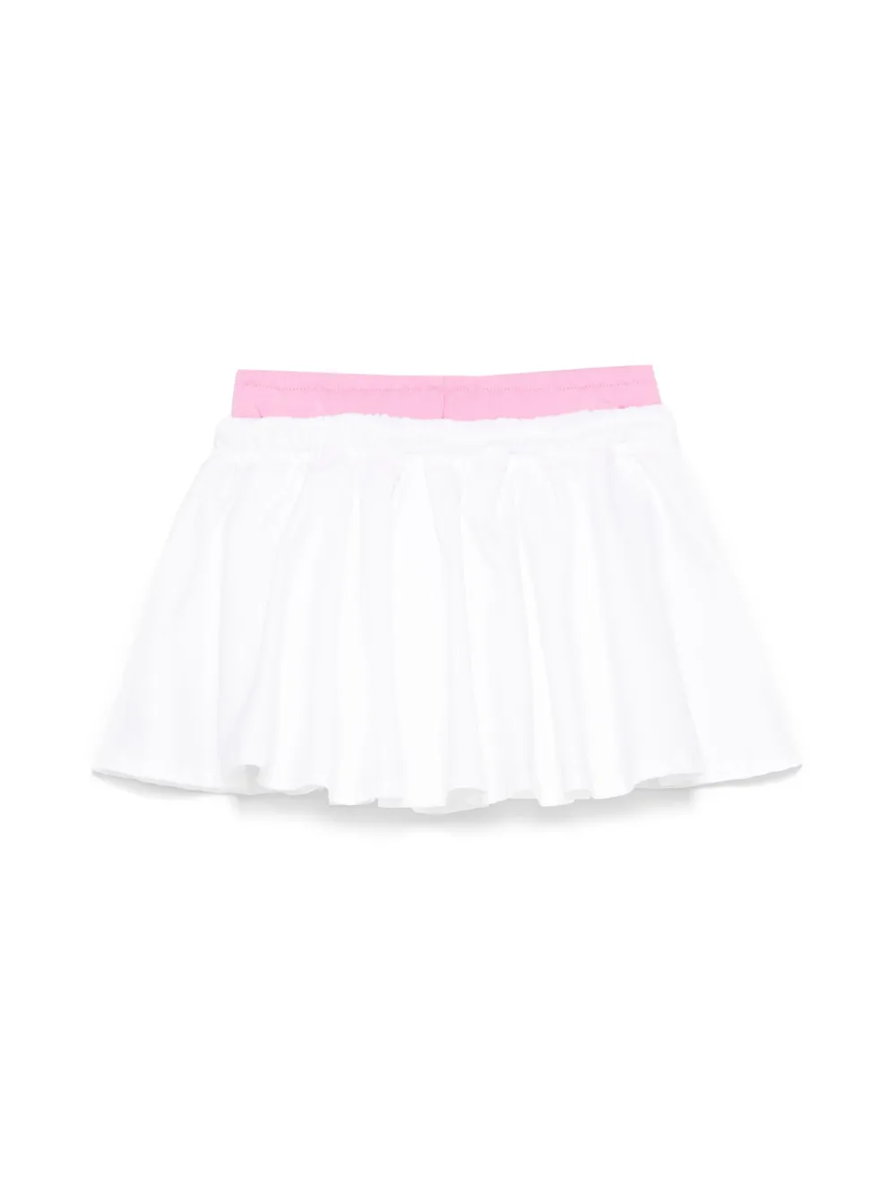 MSGM Kids Twill katoenen rok - Wit