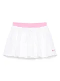 MSGM Kids twill cotton skirt - White