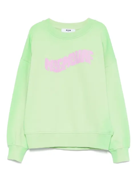 MSGM Kids logo-print sweatshirt      