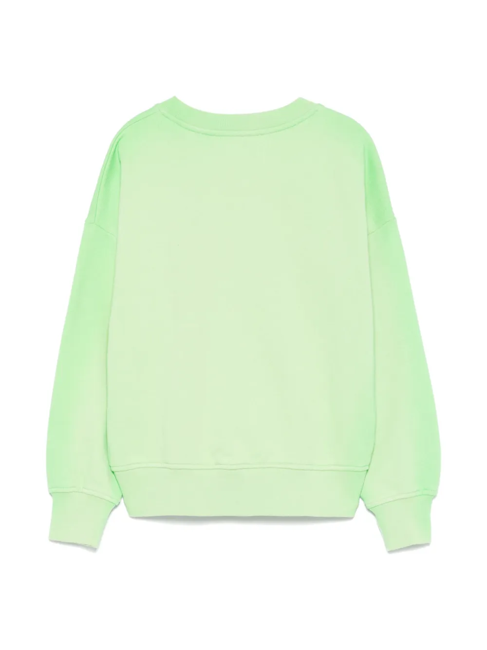 MSGM Kids Sweater met logoprint - Groen