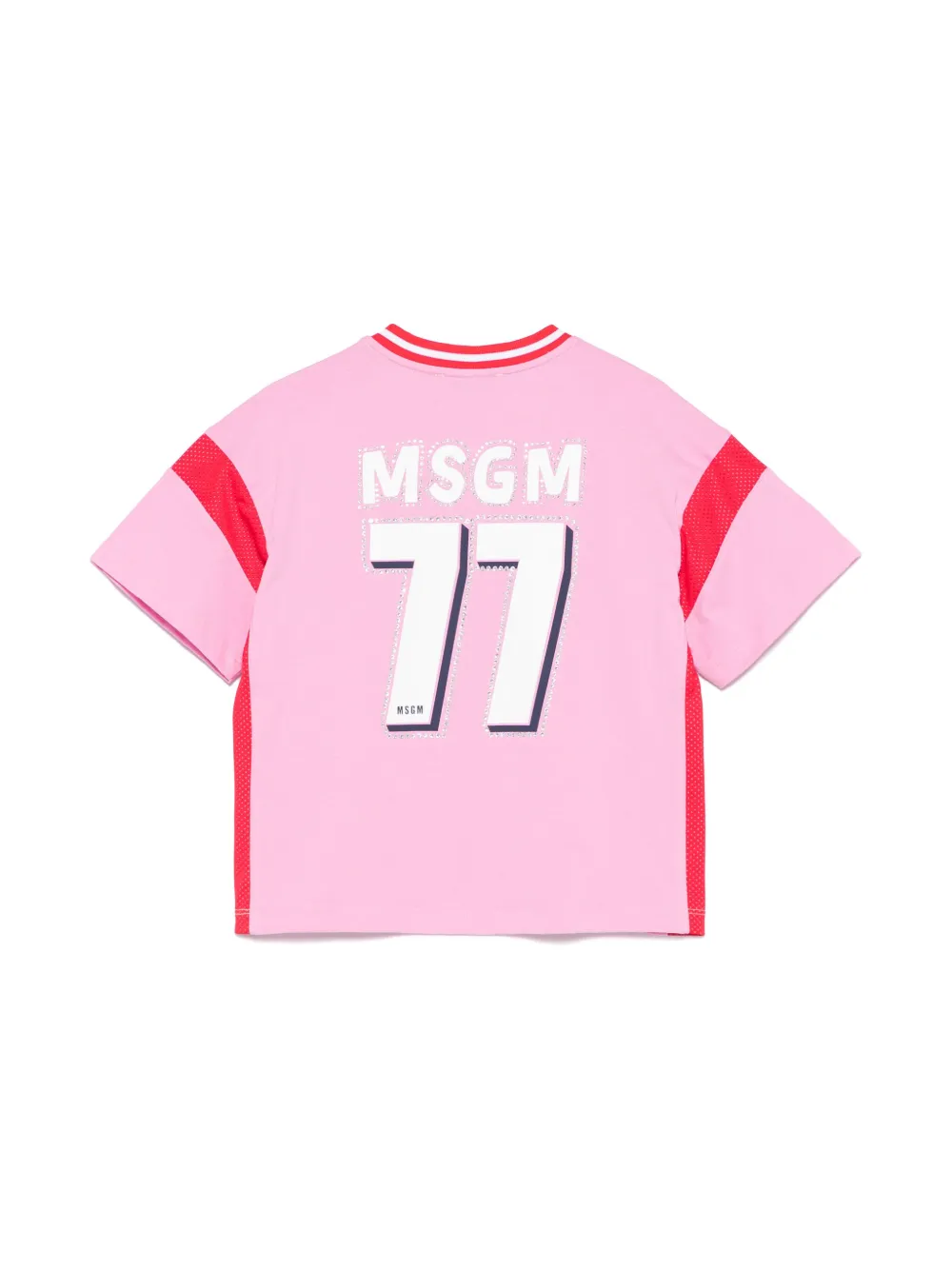 MSGM Kids Jersey T-shirt - Roze