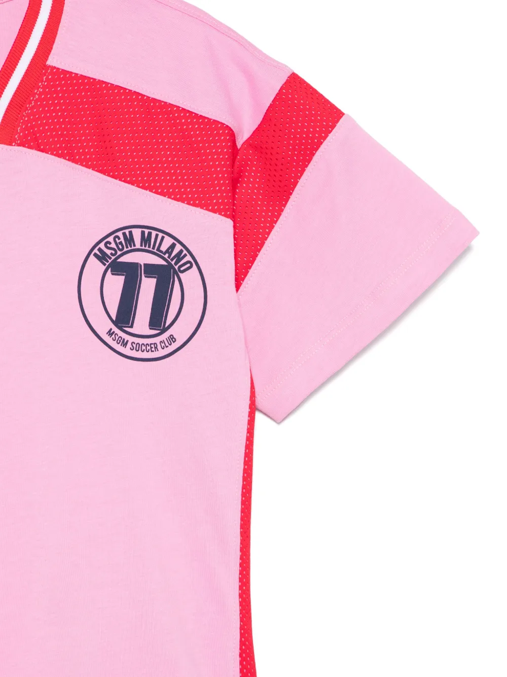 MSGM Kids Jersey T-shirt Roze