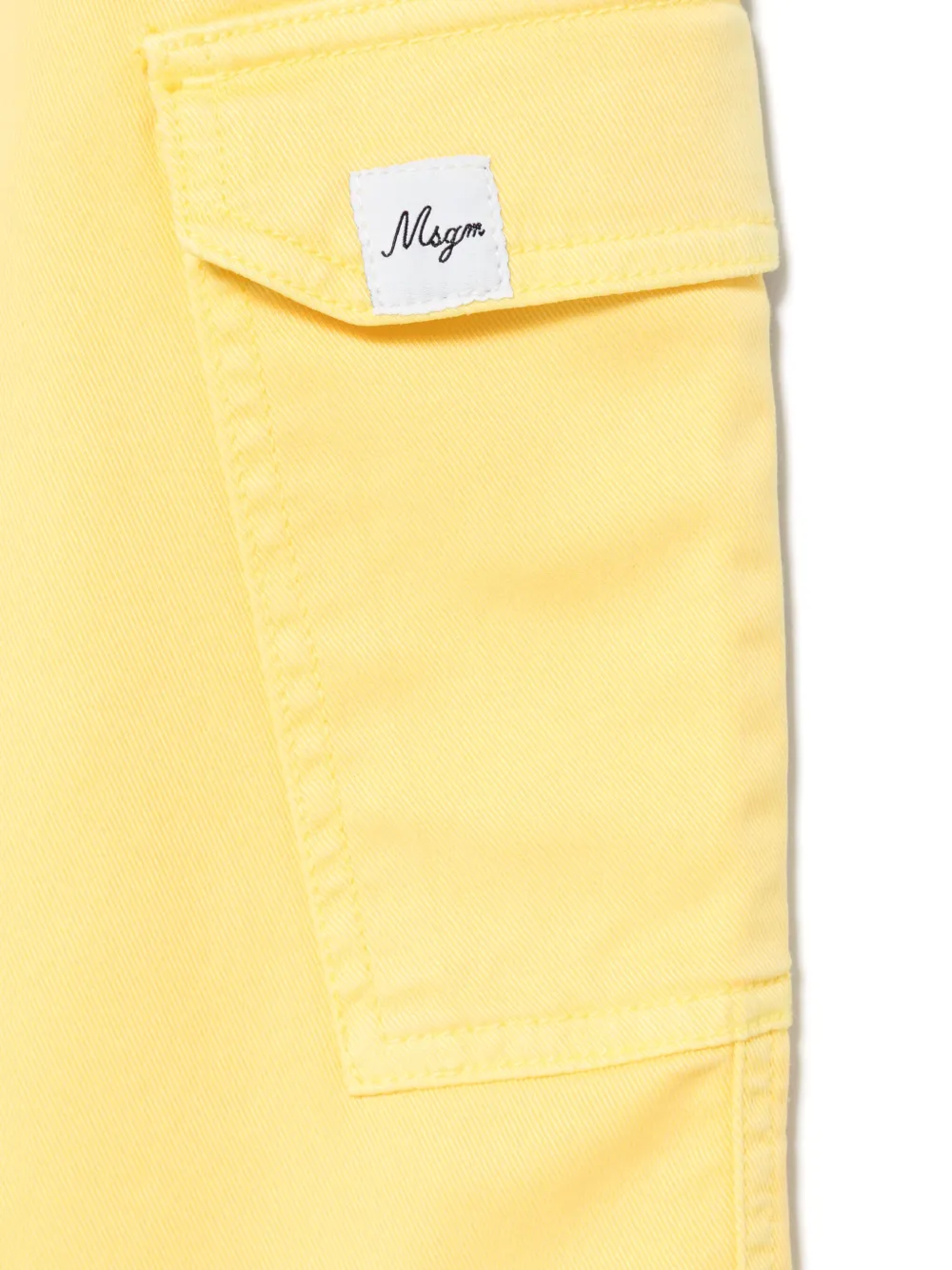 MSGM Kids Rok met logopatch Geel