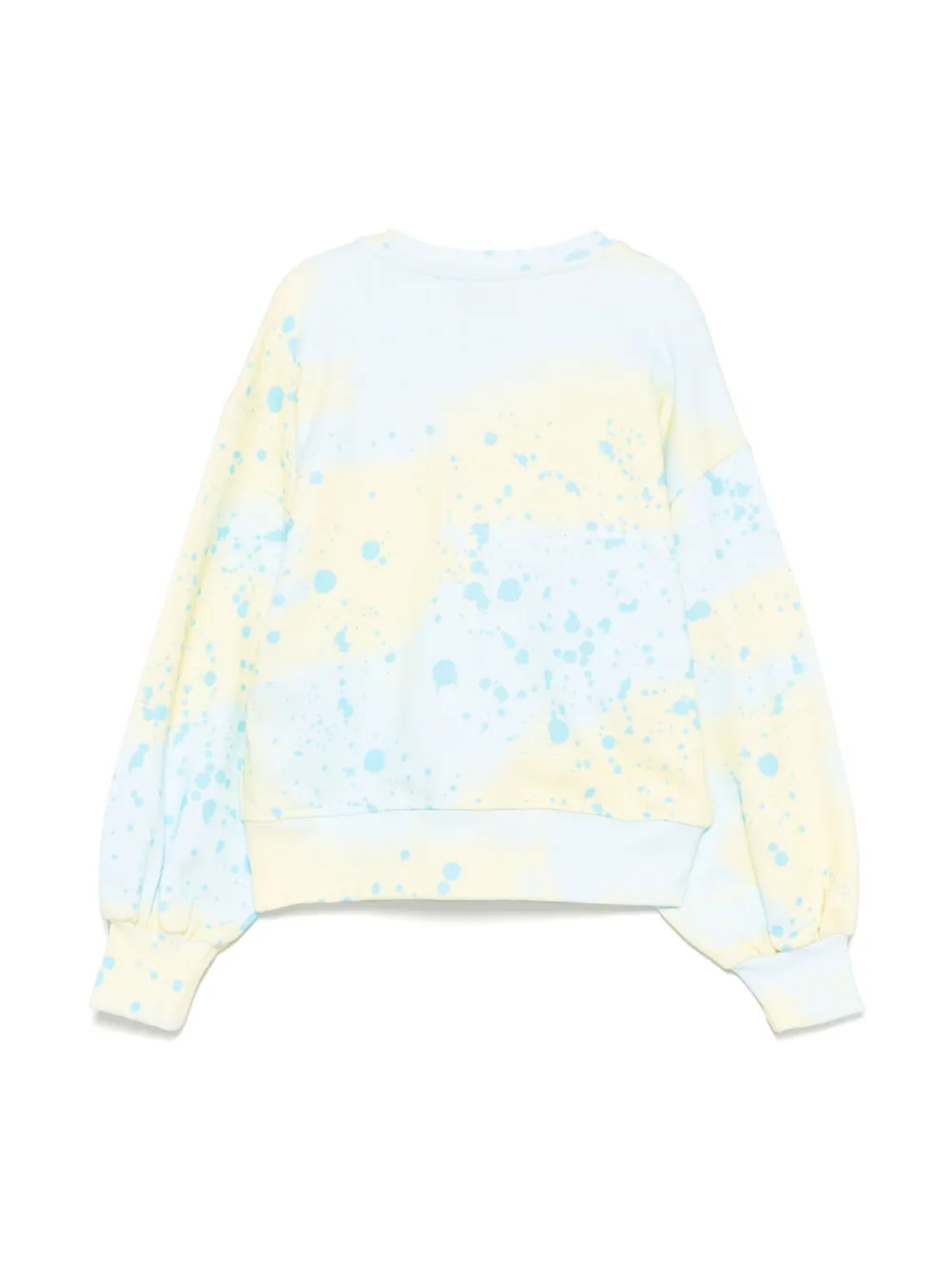 MSGM Kids Sweater met logoprint - Geel