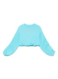 MSGM Kids beaded sweatshirt - Blue