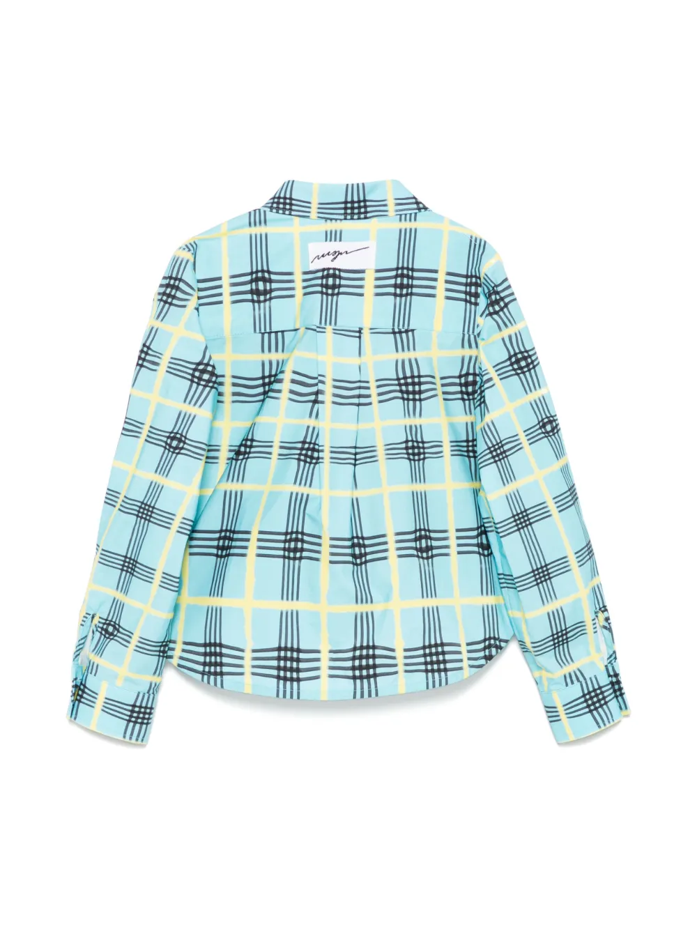 msgmkids MSGM Kids Shirt met logoprint - Blauw