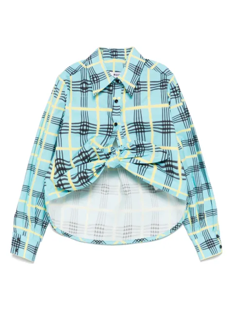 MSGM Kids Camisa com estampa de logo