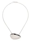 ISABEL MARANT brass chain pendant necklace - Silver