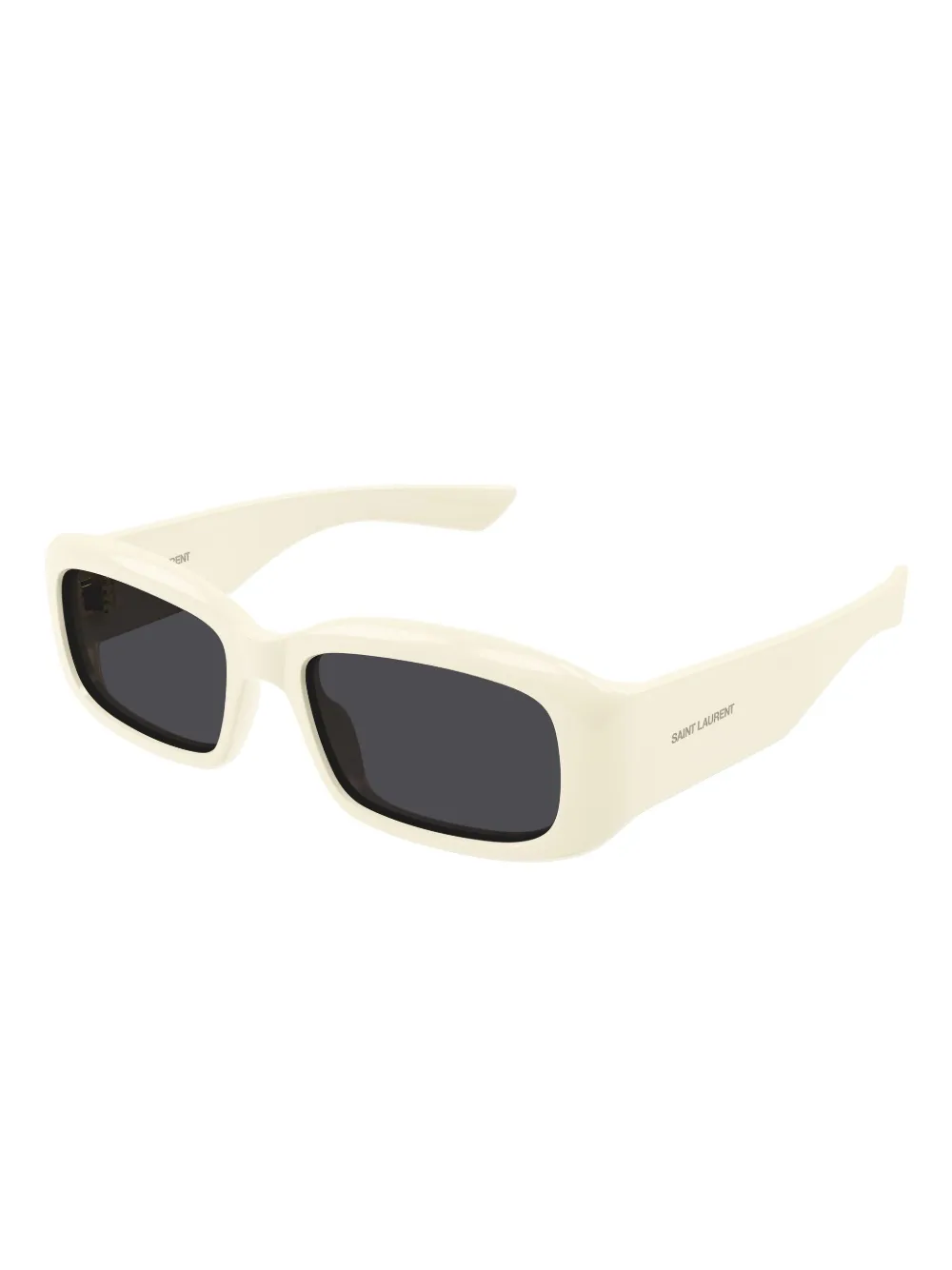 Saint Laurent Eyewear Zonnebril met rechthoekig montuur - Beige