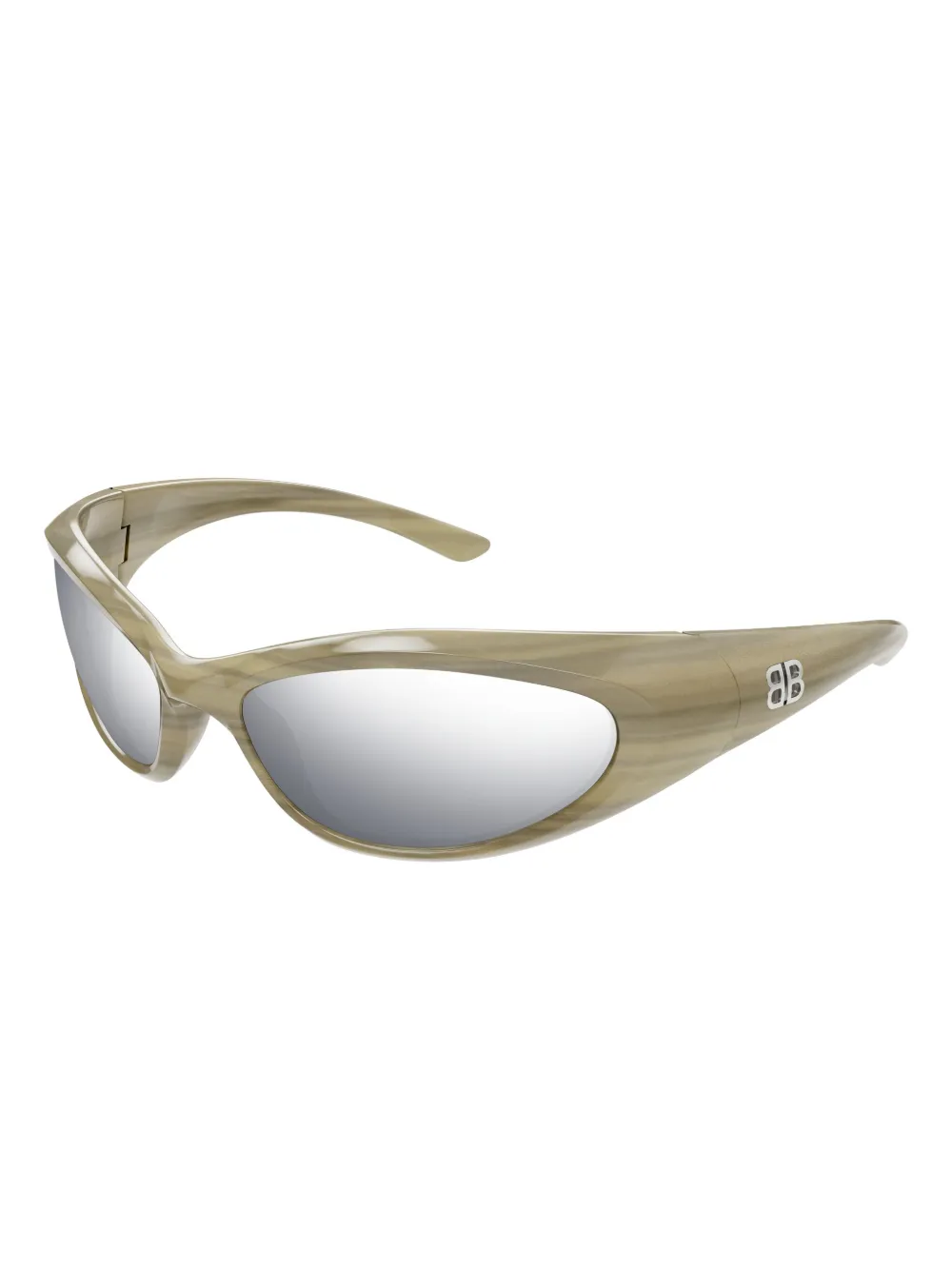 Balenciaga Eyewear Extreme Sporty sunglasses - Beige