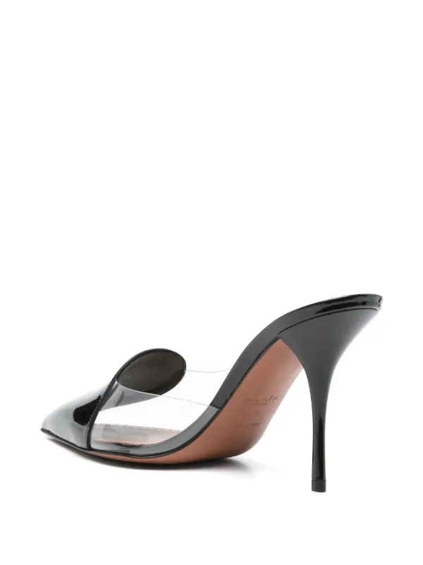 Alaïa 90mm Coeur Mules | Black | FARFETCH