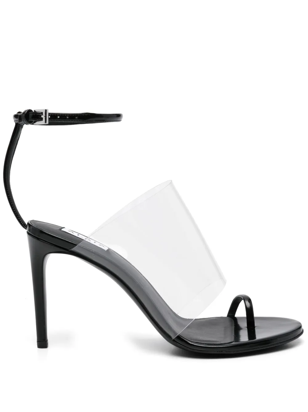 Alaïa mules asimétricos con tacón de 100mm | negro | Image 1