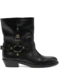 ISABEL MARANT 35mm leather biker boots - Black