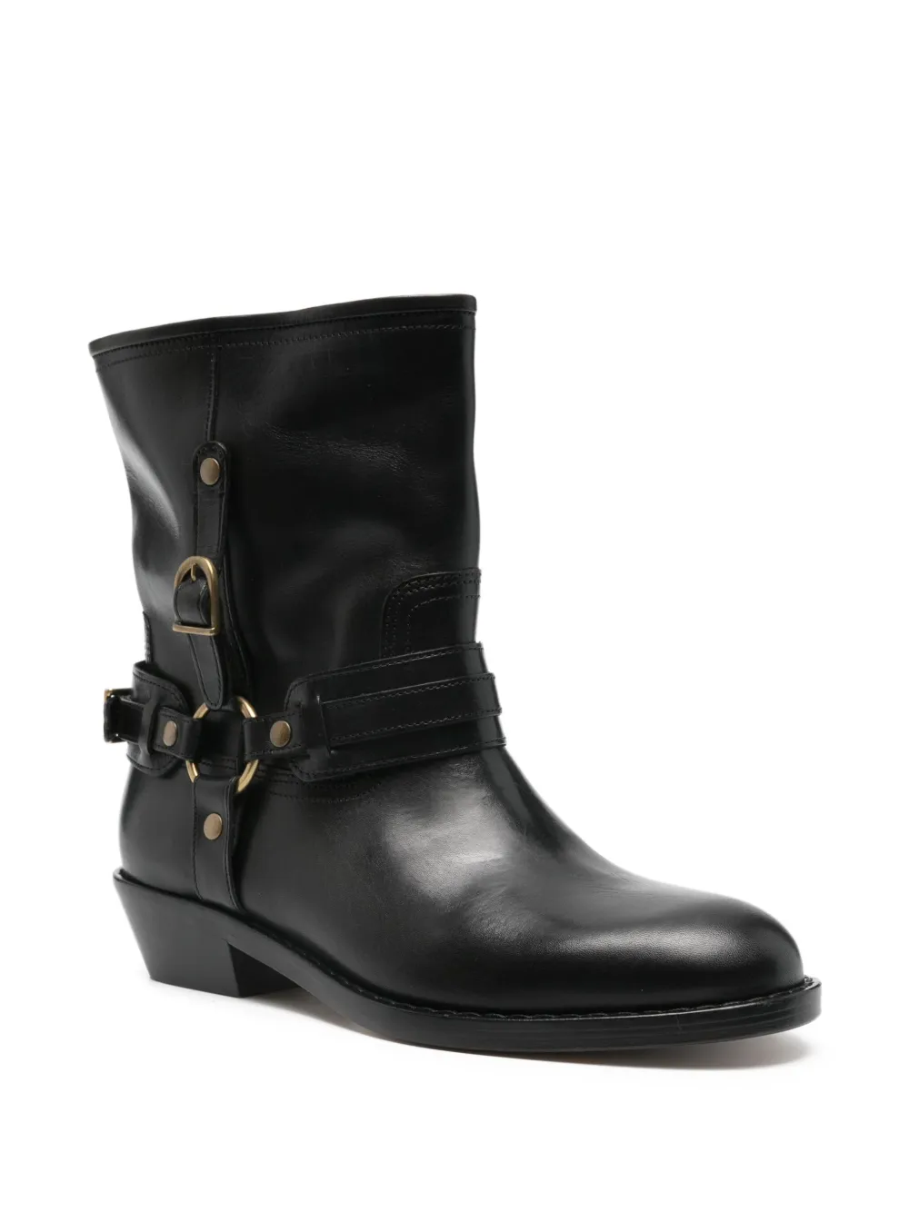 ISABEL MARANT 35mm leather biker boots | Biker Boots | Image 2