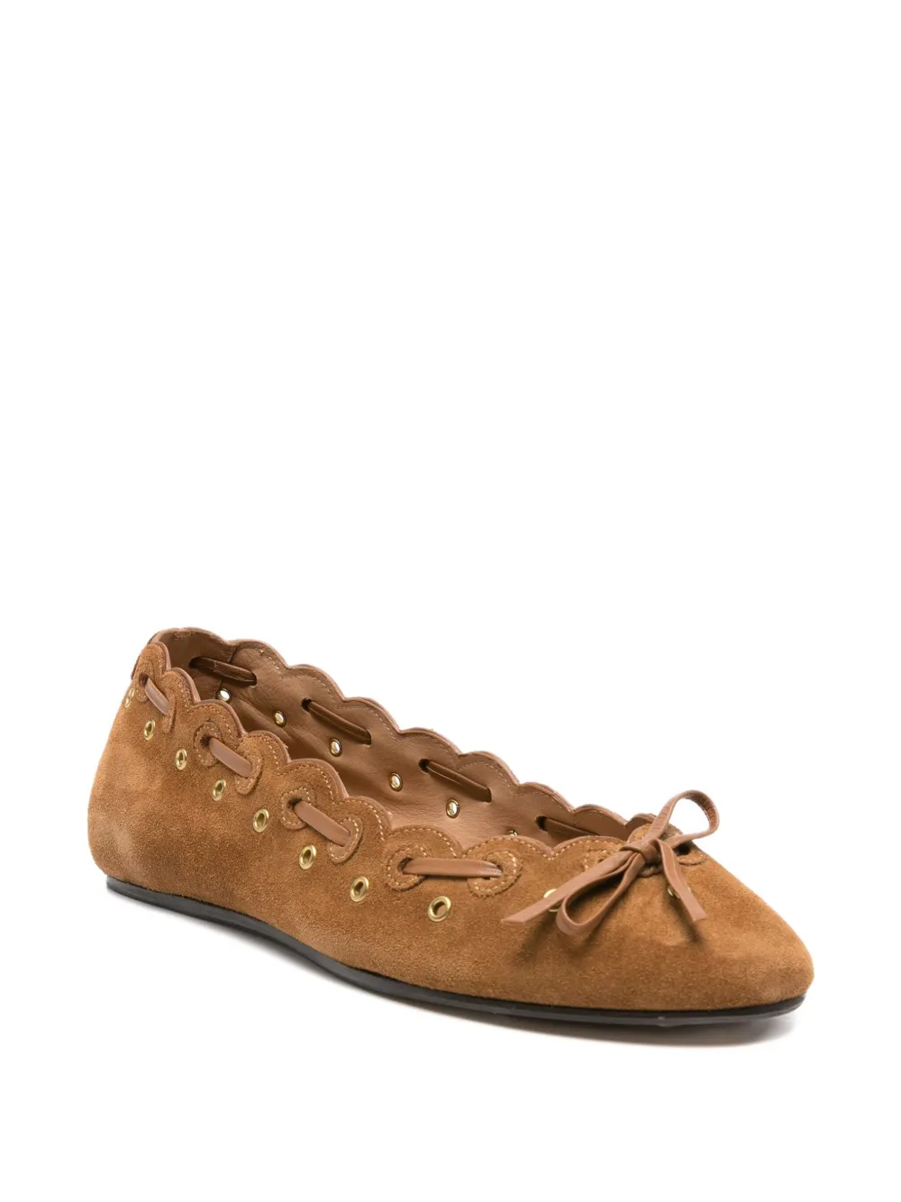 ISABEL MARANT Balfy suede ballet flats | Image 2