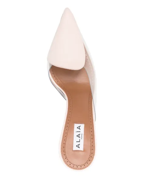 Alaïa 90mm Coeur mules AA3M094CK150 - 3