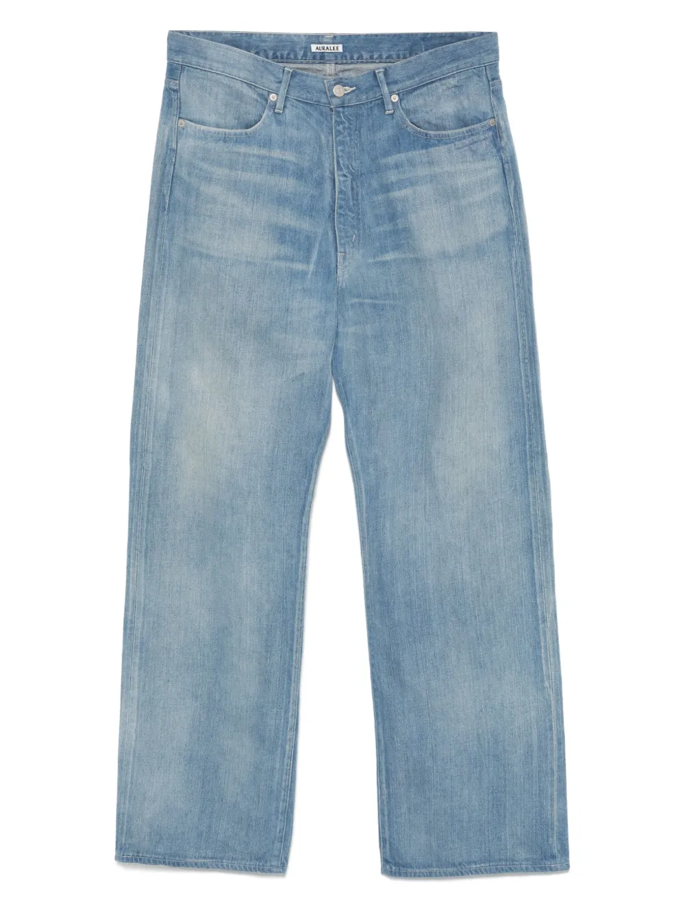 Auralee faded selvedge jeans | Blue | Image 1