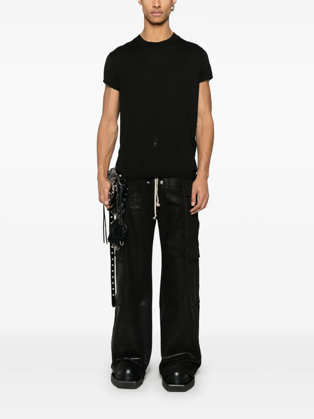 Rick Owens DRKSHDW T-shirt met print - Zwart