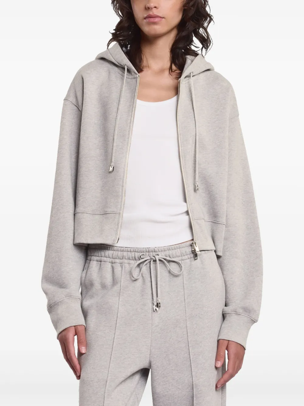 Hogan Hoodie met rits Grijs