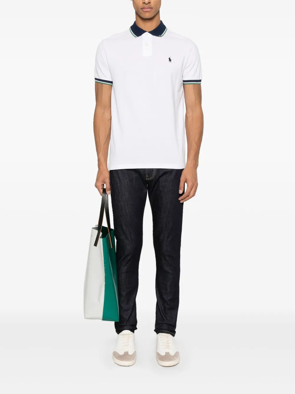 Polo Ralph Lauren Mesh poloshirt - Wit