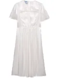 Prada satin midi dress - White