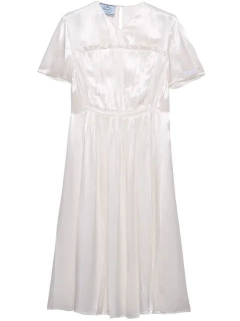 Prada satin midi dress