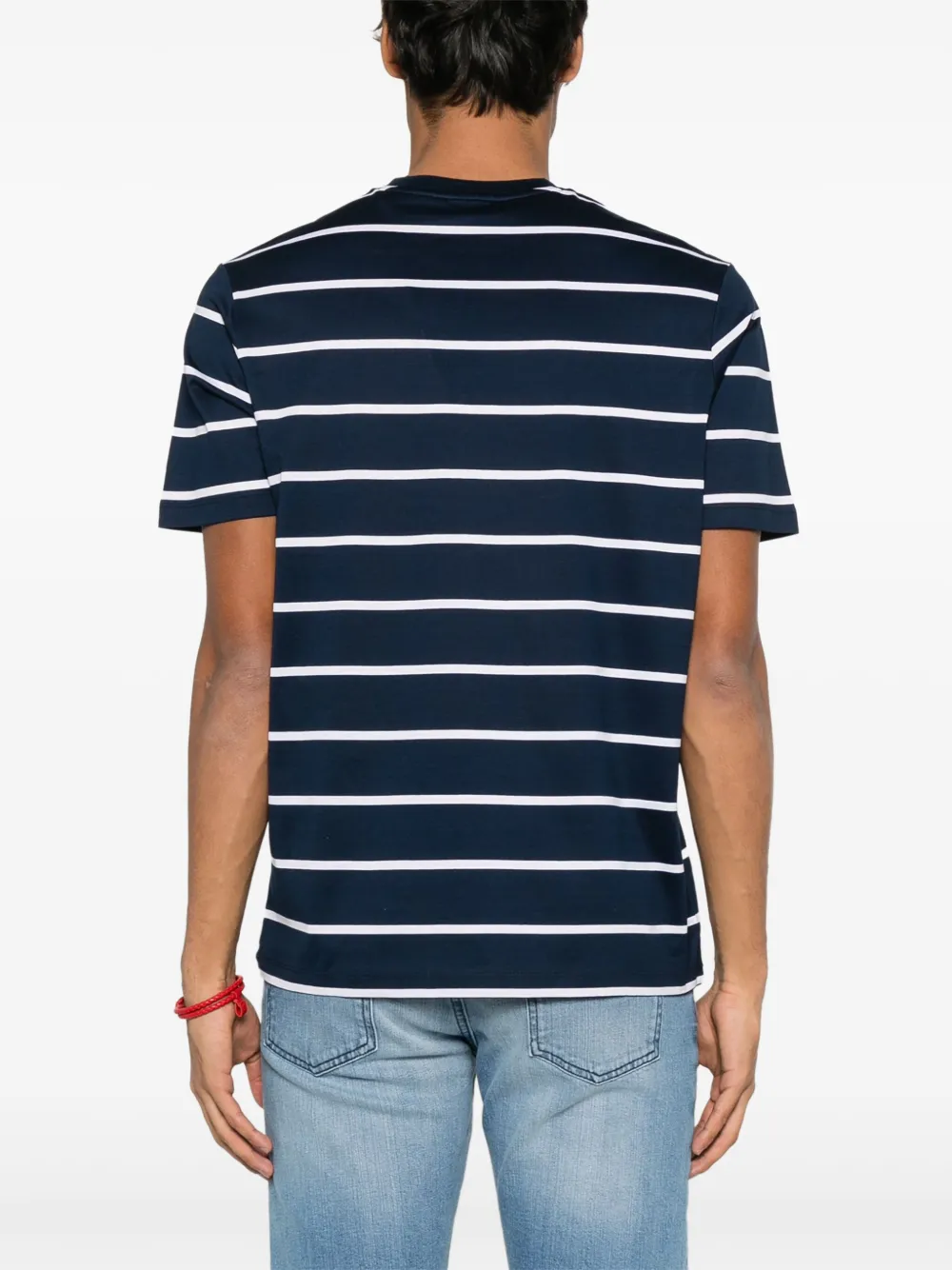 Paul & Shark Gestreept T-shirt Blauw
