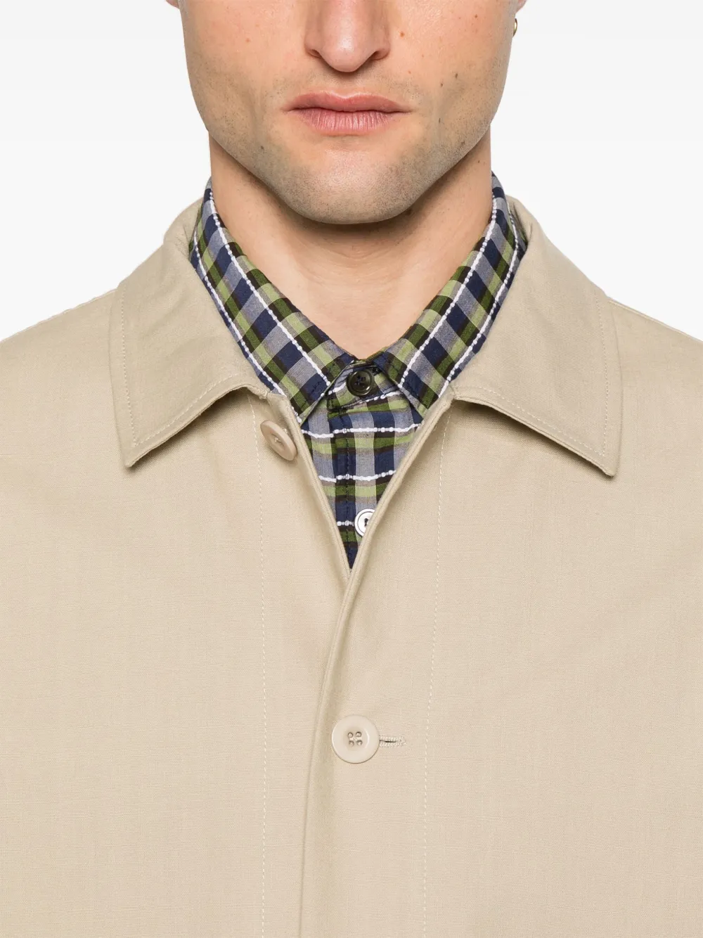 A.P.C. Katoenen shirtjack Beige