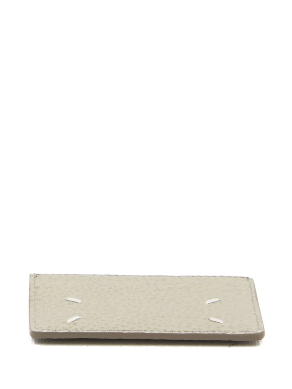 Maison Margiela four-stitch leather cardholder - Grijs