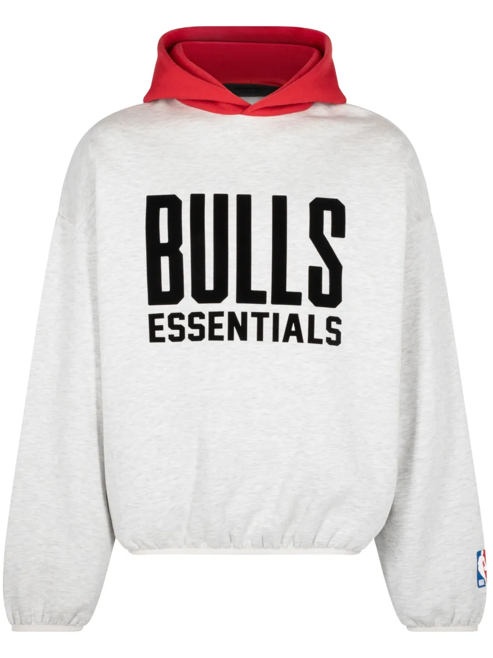 FEAR OF GOD ESSENTIALS x NBA Bulls Essentials "Light Heather" hoodie Grijs