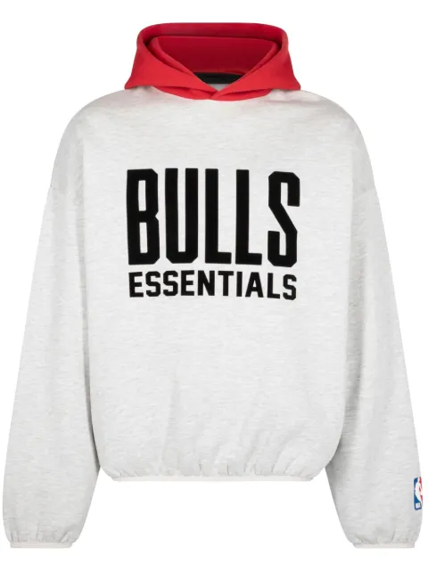 FEAR OF GOD ESSENTIALS x NBA Bulls Essentials "Light Heather" hoodie