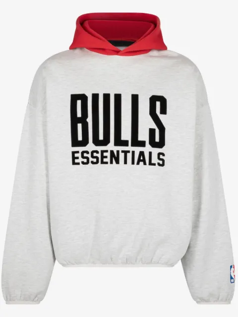 FEAR OF GOD ESSENTIALS hoodie Bulls Essentials Light Heather de FEAR OF GOD ESSENTIALS x NBA