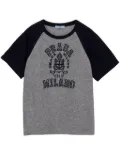 Prada logo-intarsia T-shirt - Grey