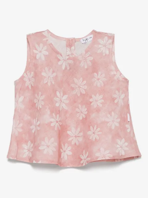 Il Gufo floral-print top