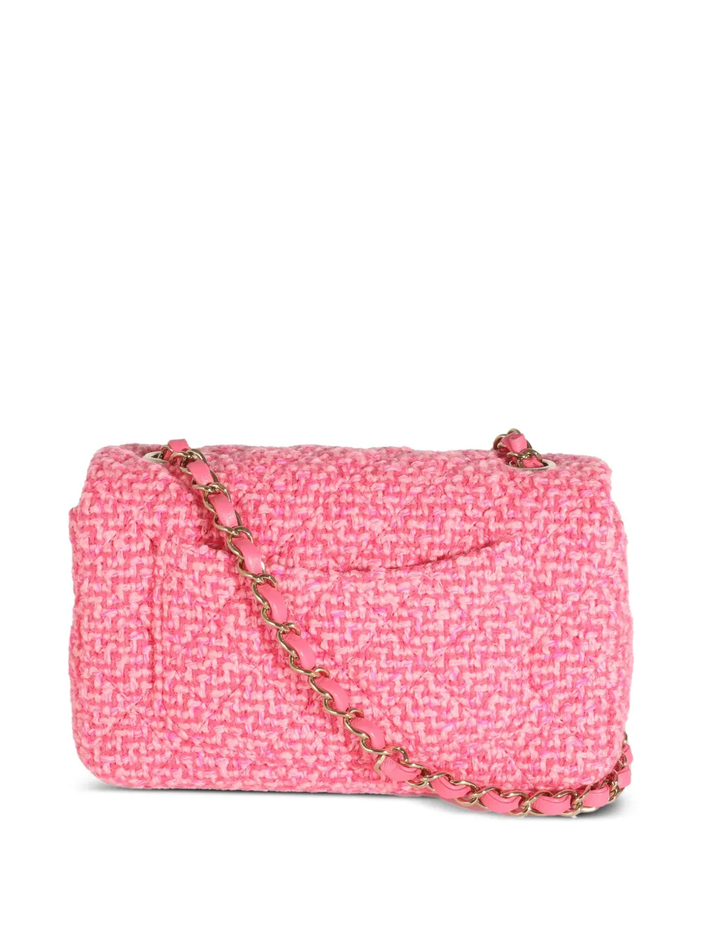 CHANEL Pre-Owned 2021-2023 kleine Flap tas - Roze