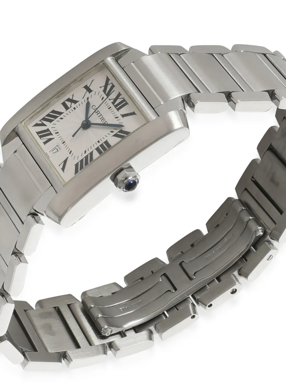 Cartier 2000-2009 Pre-Owned 탱크 프랑세즈 28mm | 화이트 | FARFETCH KR
