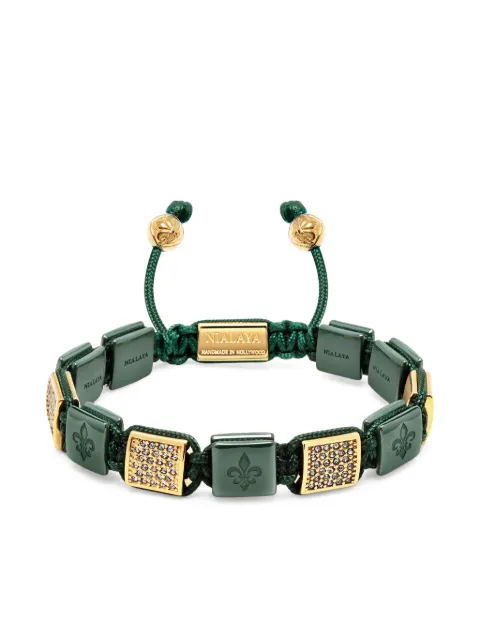 Nialaya Jewelry Ceramic Flatbead bracelet