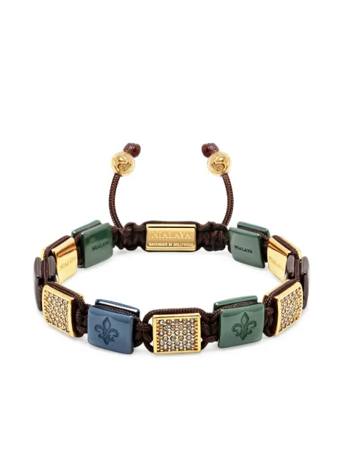 Nialaya Jewelry Ceramic Flatbead bracelet
