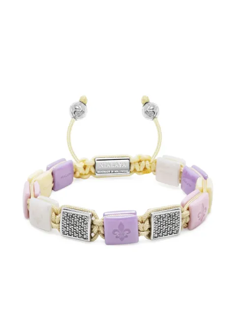 Nialaya Jewelry pulsera Ceramic Flatbead  