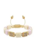 Nialaya Jewelry Ceramic Flatbead bracelet - Neutrals