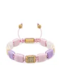Nialaya Jewelry Ceramic Flatbead bracelet - Pink