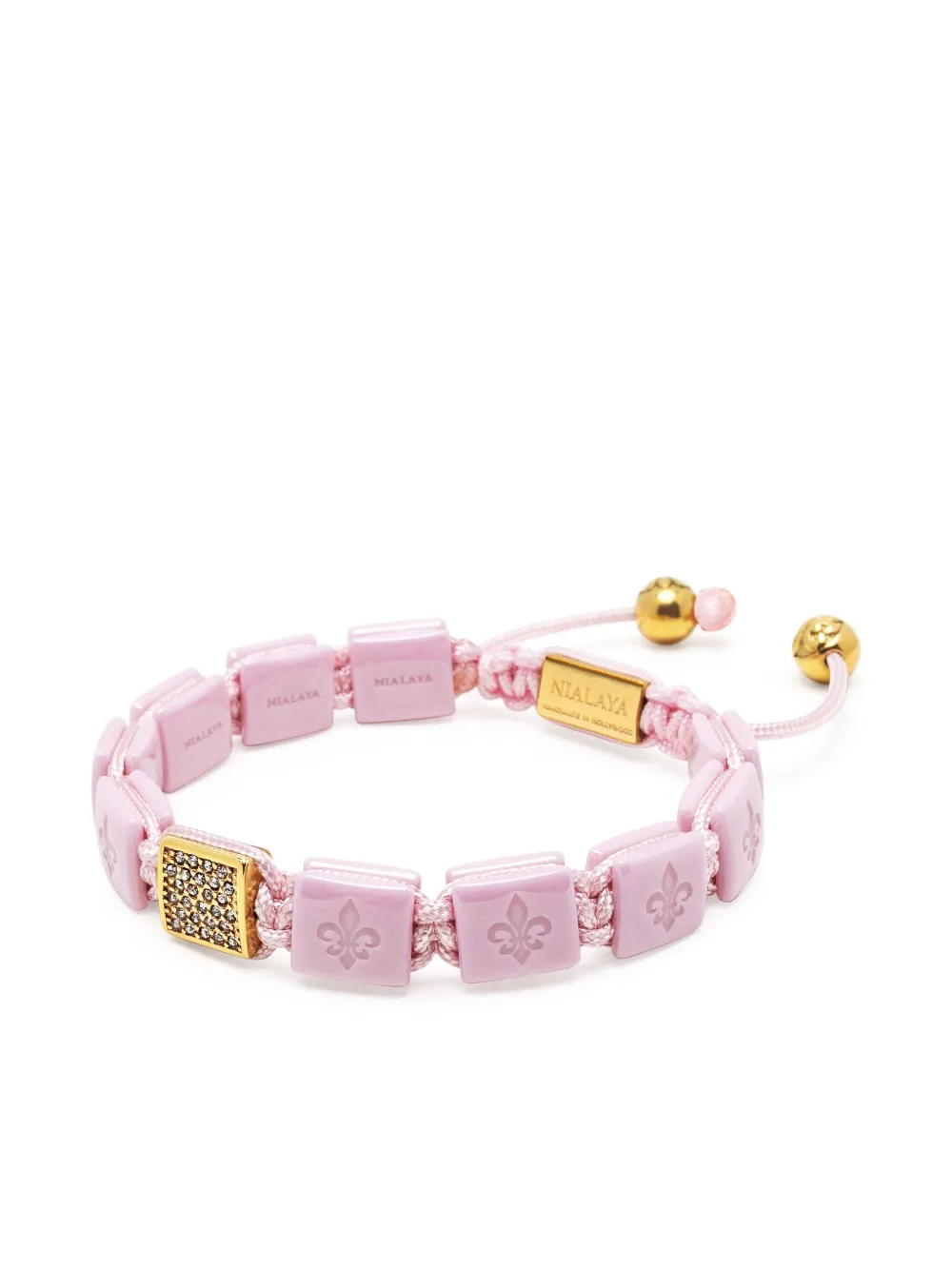 Nialaya Jewelry The Dorje armband - Roze